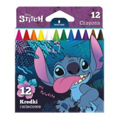 Disney Stitch Στρογγυλές κηρομπογιές, 12 τεμάχια