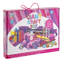 Giant Craft Box Δημιουργικό σετ 500 τεμαχίων Ροζ